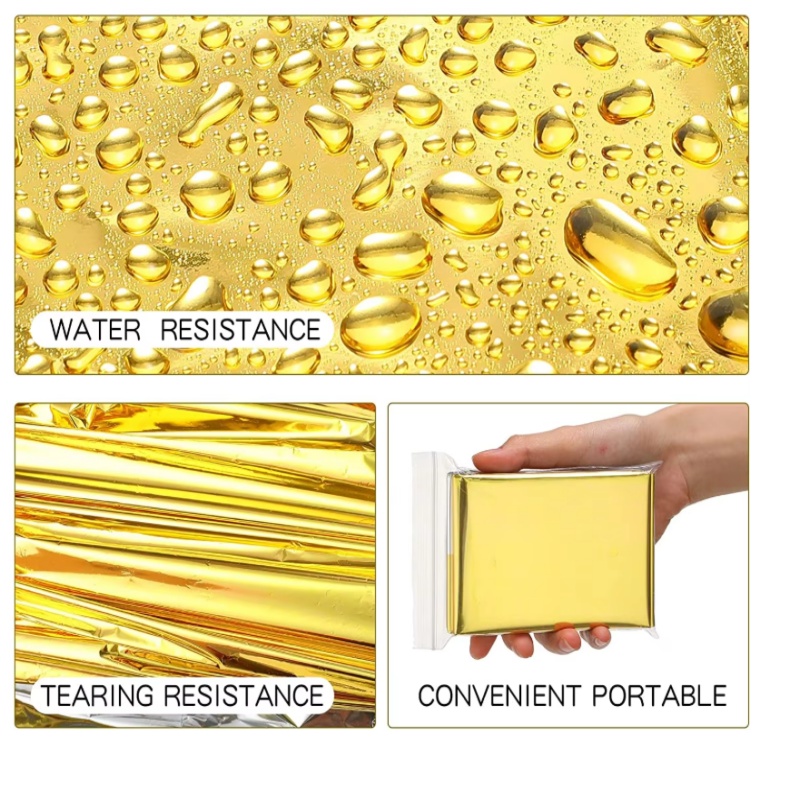 130×210cm Gold Mylar Survival  - Survival Blanket Reflective review and price