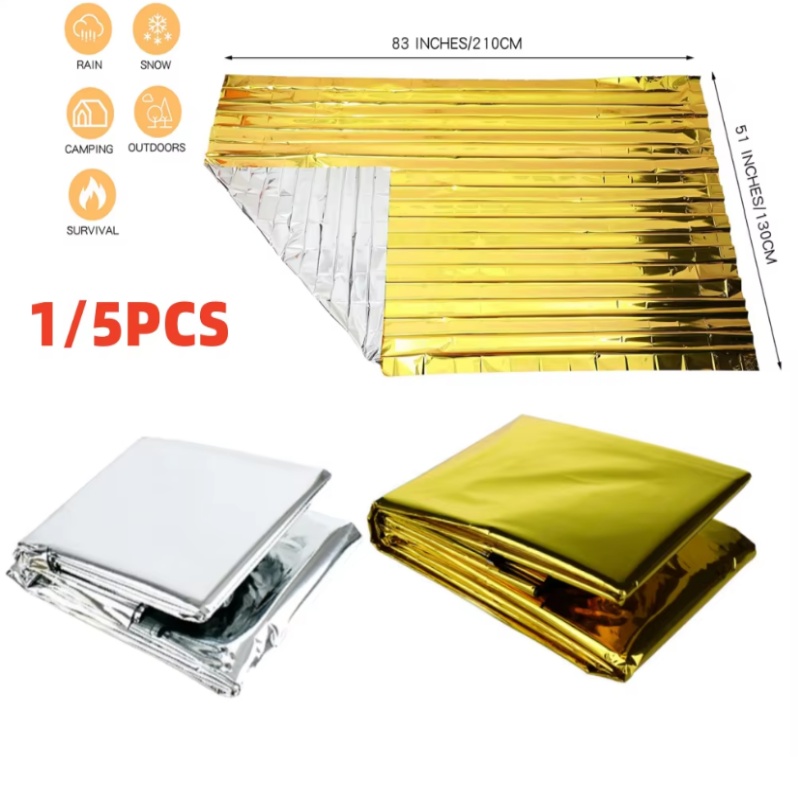 130x210cm Heavy‑Duty Mylar Foi - Emergency Mylar Tent review and price