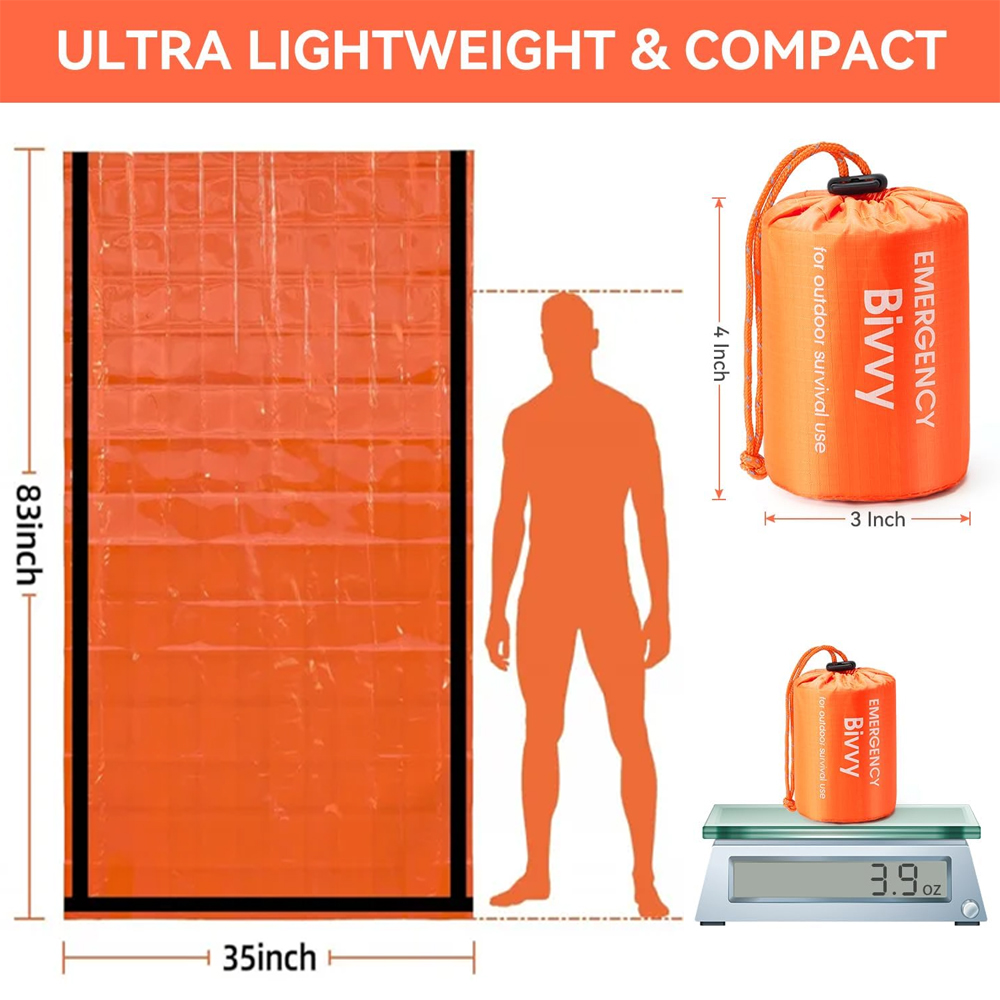 Emergency Sleeping Bag Surviva - Emergency Mylar Tent review and price