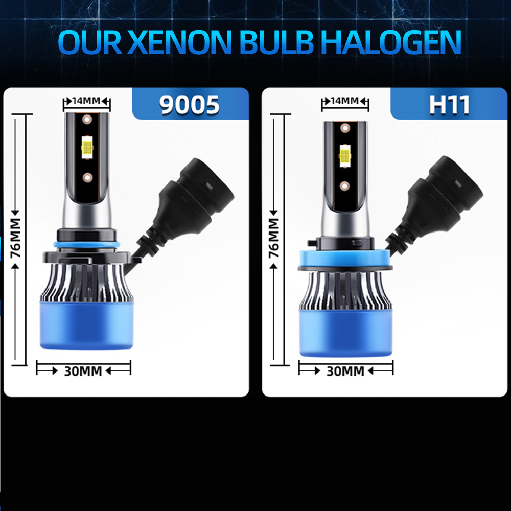 6x Combo LED Headlight 9005 H1 - Compass Lensatic review and price