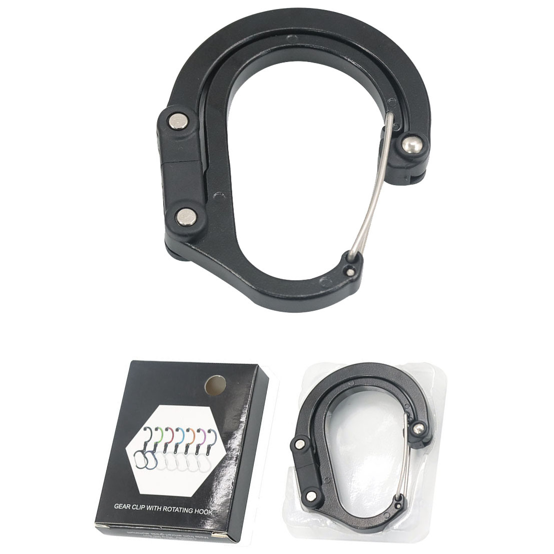 Hybrid Gear Clip Carabiner Rot - Fishing Kit Compact review and price